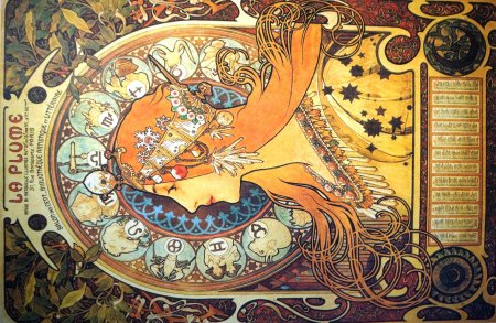 Альфонс Муха арт нуво