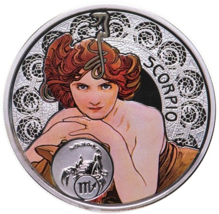 Зодиак альфонса мухи монеты