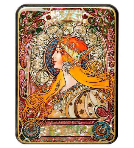 Альфонс Муха шкатулка