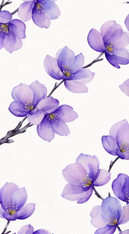 Бело фиолетовые цветы