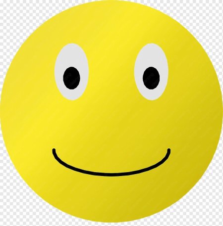 Улыбается смайлик