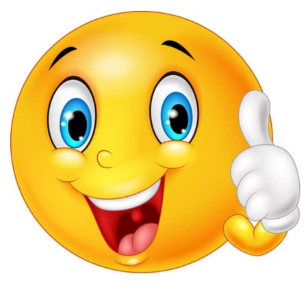 Улыбается смайлик