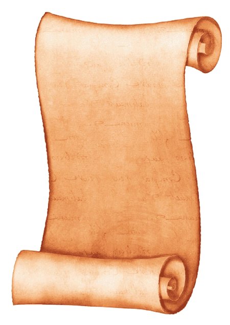 Свиток без фона