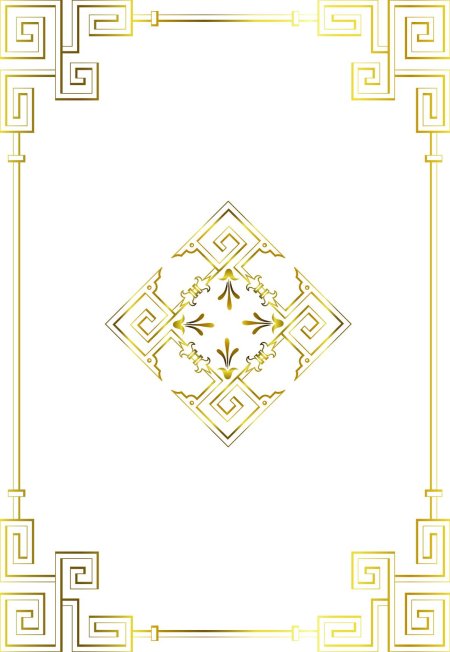 Рамка тувинские узоры