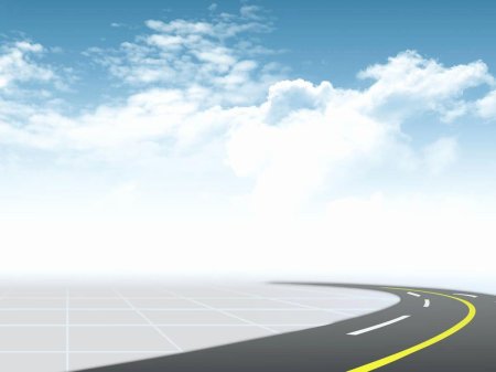 Фон для презентации дорога