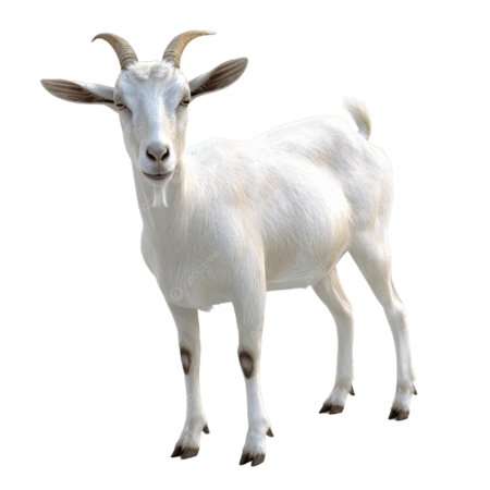 Коза без фона