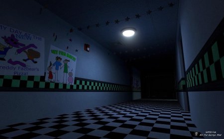 Пиццерия Фредди фазбер коридор