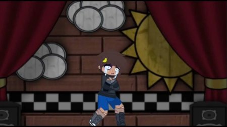 Сцена фнаф без аниматроников