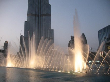 Burj khalifa fountain
