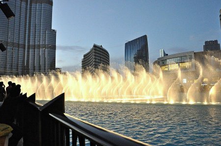 Фонтан dubai fountain