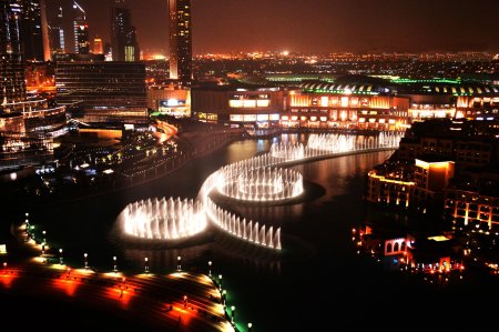 Фонтаны в дубае