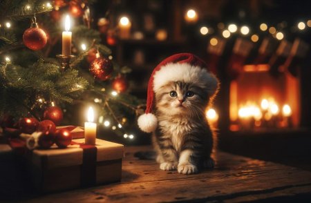 Новогодние котики