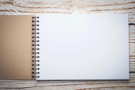 Фон для презентации блокнот с пружиной