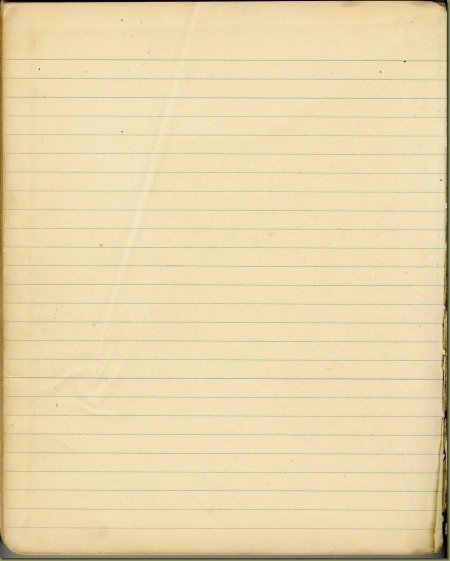 Старый тетрадный лист