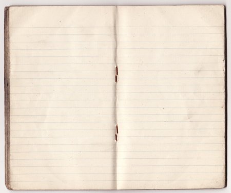 Старый тетрадный лист