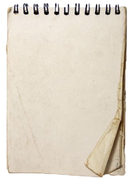 Лист бумаги старой