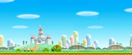 New super Mario Bros Wii background