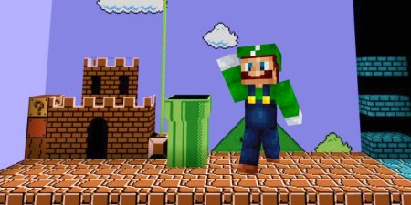Марио в майнкрафте