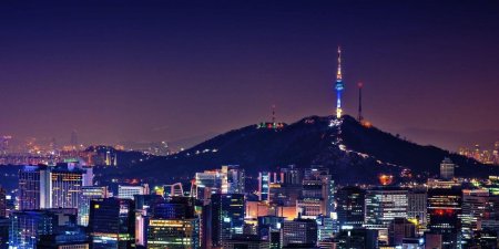 Ночной Сеул Намсан