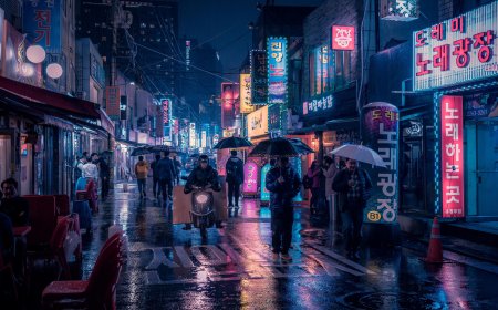 Улицы южной кореи