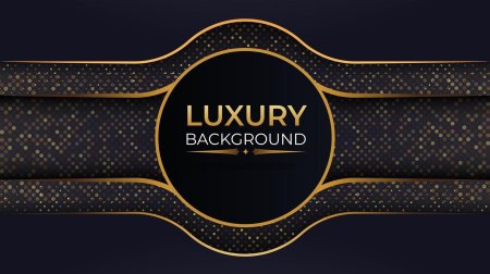 Фон золотой с черным
