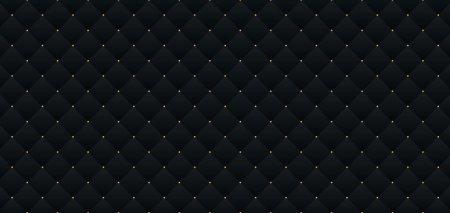 Черная кожа с золотом