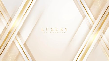 Бело золотой фон