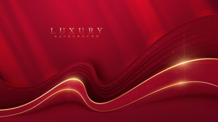 Абстрактный красный фон