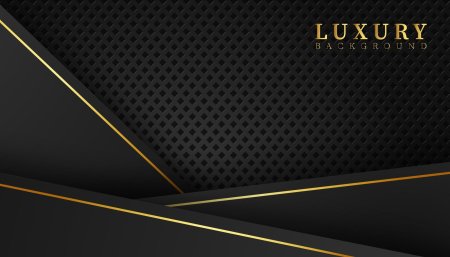 Фон черно золотой