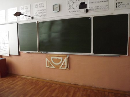 Школьная доска в классе