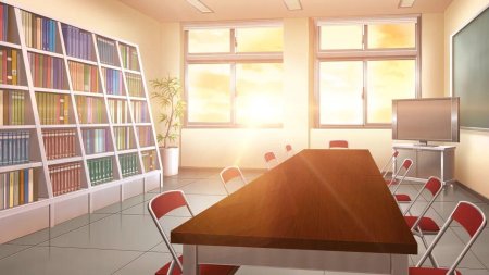 Фон школы аниме