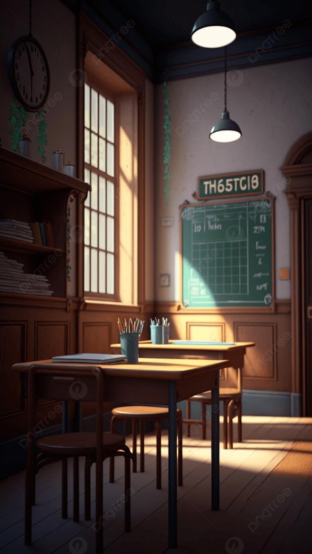 Фон парты в школе