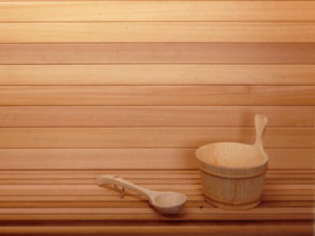 Деревянный фон для сауны