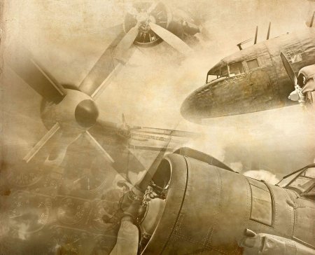 Ретро самолет