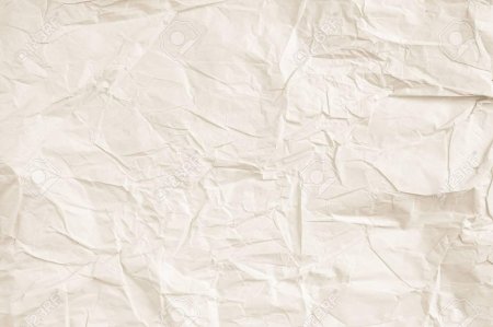 Мятый лист бумаги