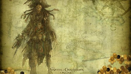 Пираты Карибского моря Джек с картой