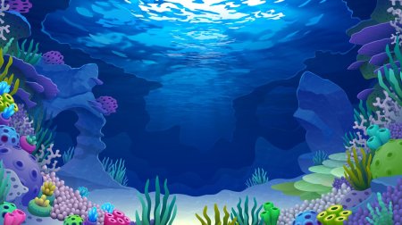 Океан мультяшный