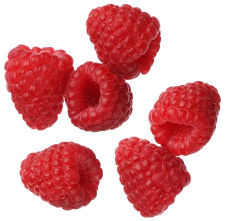 Малина вид сверху