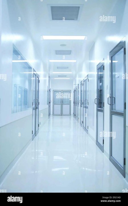 Коридор лаборатории