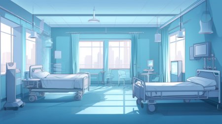 Фон больничной палаты