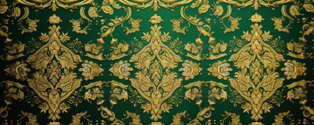 Зелёный фон с золотом