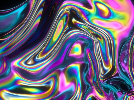 Цветные разводы