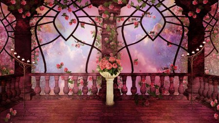 Романтичный фон для фотошопа