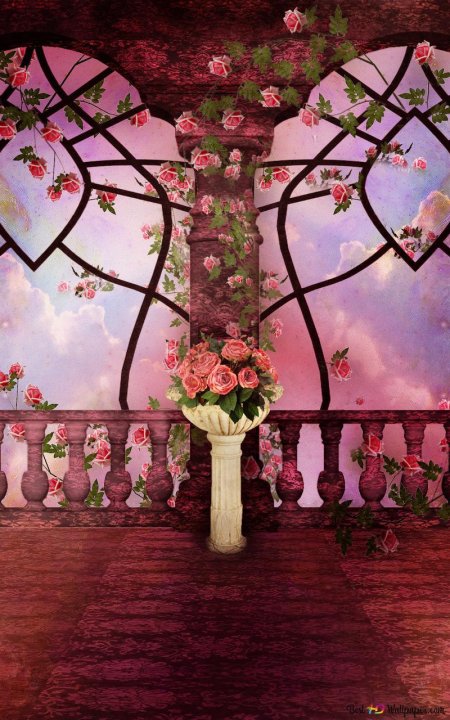 Романтический фон для фотошопа