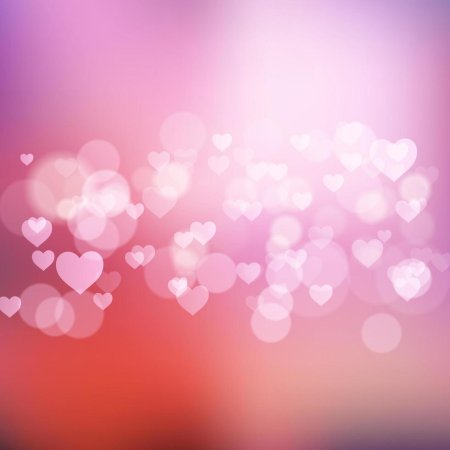 Heart bokeh