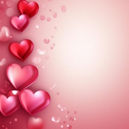 Красивый фон сердечки