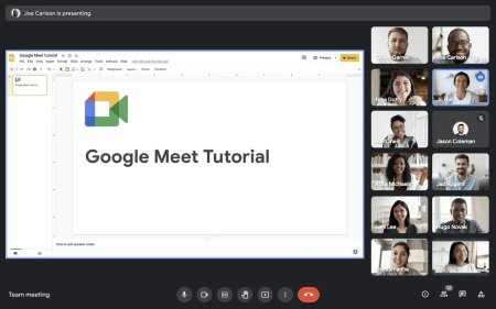 Google meet interface