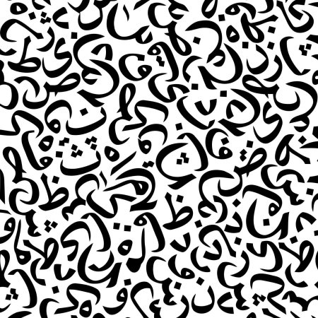 Арабский каллиграфия алфавит