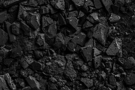 Фон черный камень