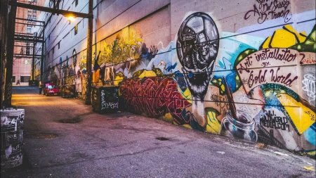 Граффити в стиле андеграунд